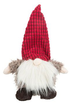 Vánoční skřítek, zvuk, šustící folie, plyš 33 cm