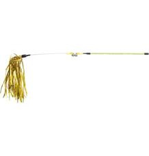 Xmas rod - vánoční hrací prut s třásněmi, plast/kov 48 cm