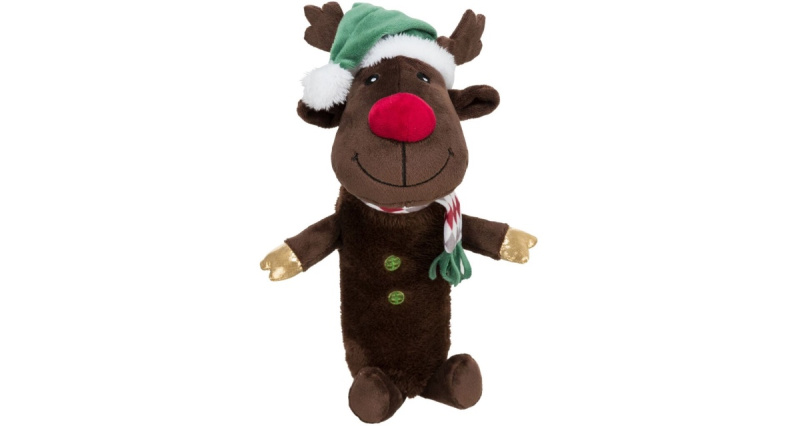Xmas REINDEER, plyšový sob s pet lahví uvnitř 45 cm