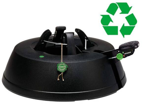 Stojan na vánoční stromek Krinner Green Line M / Ø 36 cm / 3,5 l / max. výška stromku 250 cm / černá Varianta: ivi1