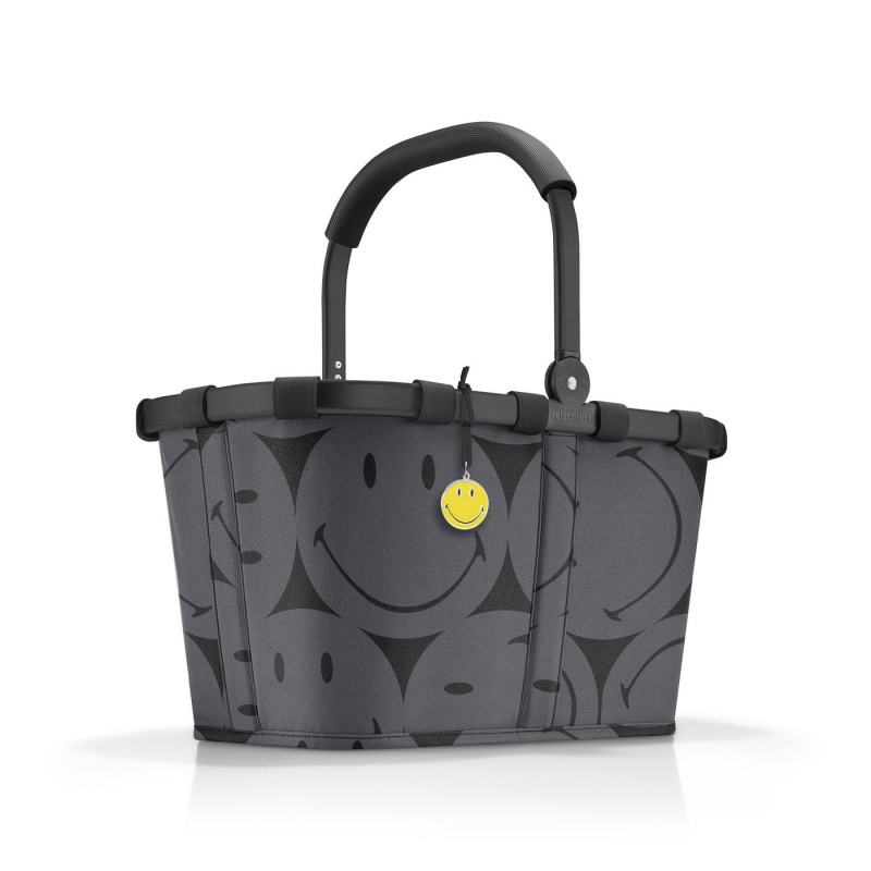 Nákupní košík Reisenthel Carrybag Smiley - 22 L - šedý