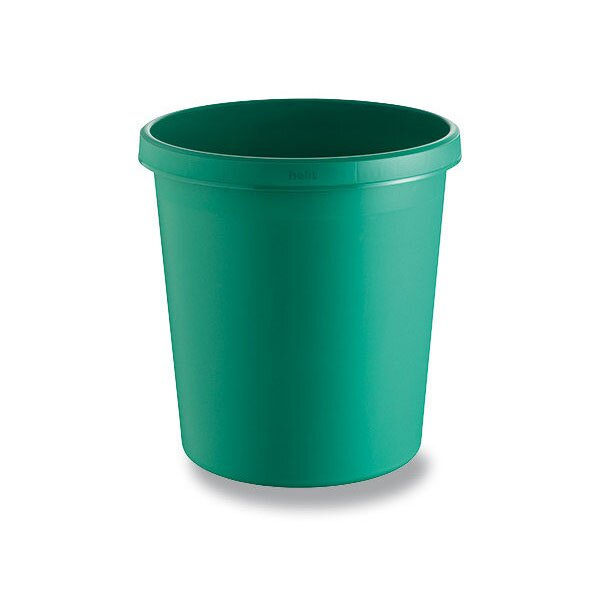 Odpadkový koš Helit, objem 18 l zelený