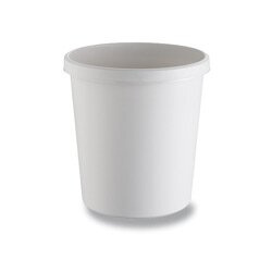 Odpadkový koš Helit, objem 18 l světle šedý