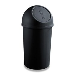 Helit - koš na tříděný odpad - 25 l, černý