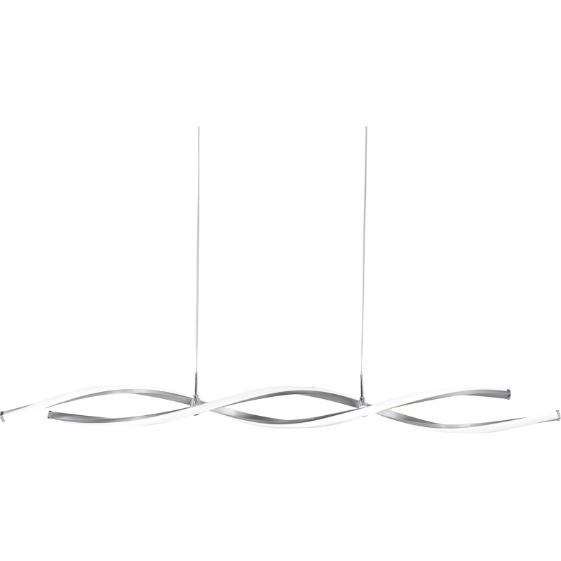 Paul Neuhaus Závěsné LED svítidlo Polina, 2x10,2 W, ocel, 110 x 8 x 140 cm