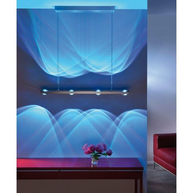 Paul Neuhaus Závěsné LED svítidlo Q-FISHEYE, 29W, d. 99 cm, 3000K stmívatelné