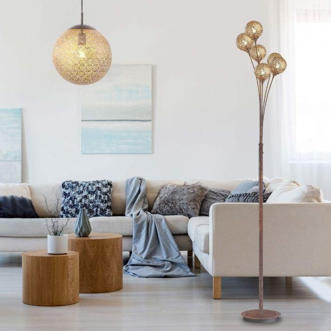 Paul Neuhaus Stojací lampa GRETA, 6xG9, v. 181 cm