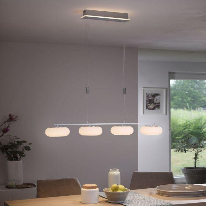 Paul Neuhaus Závěsné LED svítidlo Q-ETIENNE, 44W,  d. 108,5  cm, CCT 2700-5000K Barva: ocel