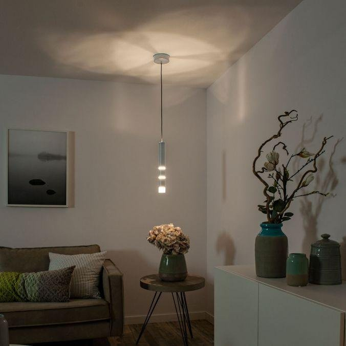 Paul Neuhaus Závěsné LED svítidlo PURE VEGA, 12W, ø 20 cm, 3000K Barva: Bílá