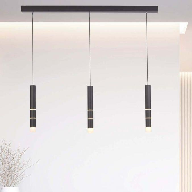 Paul Neuhaus Závěsné LED svítidlo PURE VEGA, 32W, d.120 cm, 3000K Barva: Černá