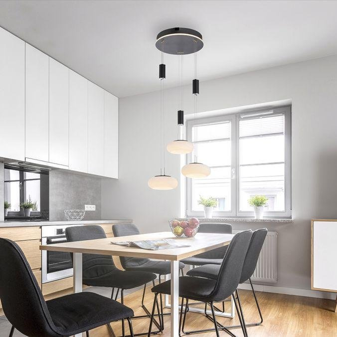 Paul Neuhaus Závěsné LED svítidlo Q-ETIENNE, 35W,  d. 44 cm, CCT 2700-5000K