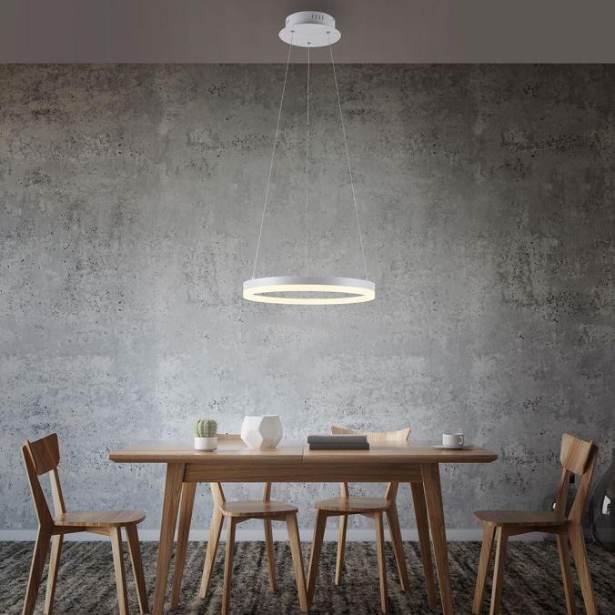 Paul Neuhaus Závěsné LED svítidlo TITUS, 31W, ø 40 cm, 3000K stmívatelné