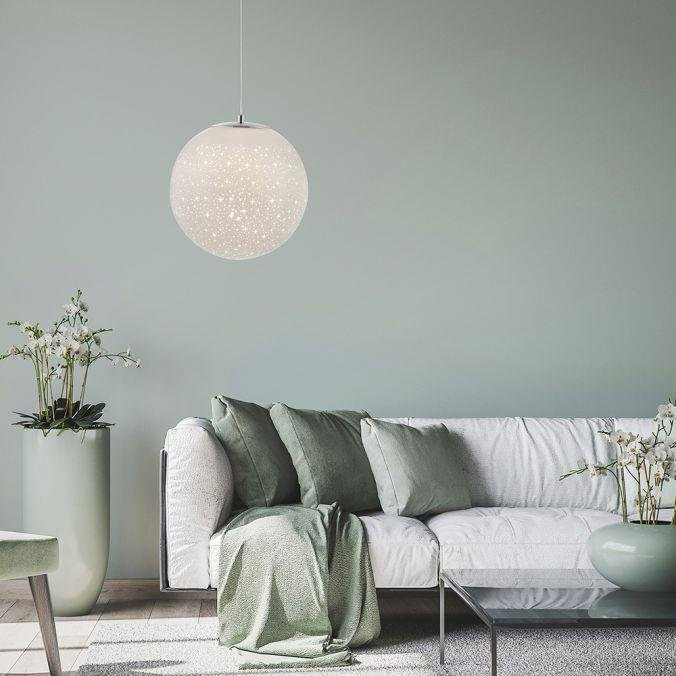 Paul Neuhaus Závěsné LED svítidlo BOLO, 12W, ø 25 cm, 3000K