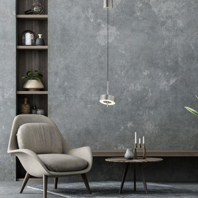Paul Neuhaus Závěsné LED svítidlo Q-ROTATE, 12W, ø 14 cm, CCT 2700-5000K Barva: Hliník