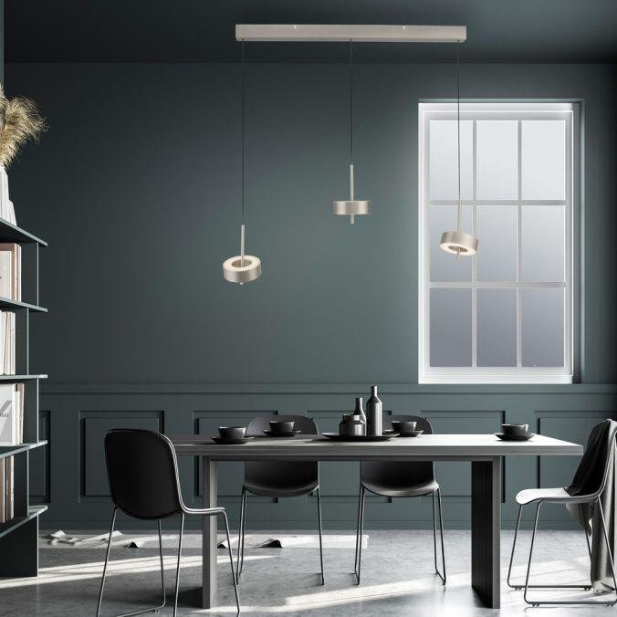 Paul Neuhaus Závěsné LED svítidlo Q-ROTATE, 30W, d. 95 cm, CCT 2700-5000K Barva: Hnědá
