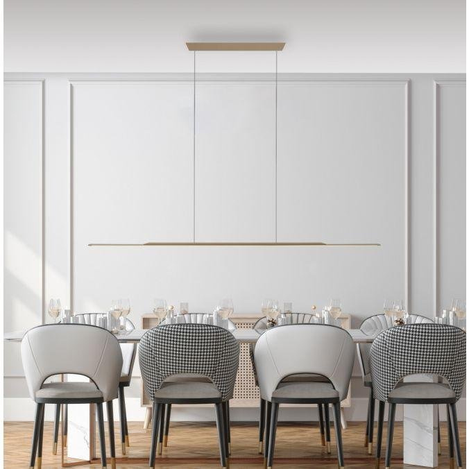 Paul Neuhaus Závěsné LED svítidlo PURE SURFACE, 30W, 160x25 cm, 3000K