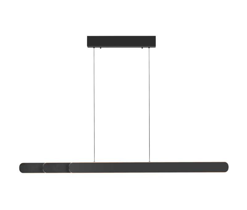 Paul Neuhaus Závěsné LED svítidlo ADRIANA, 56W, v. 180 cm, CCT 2700-5000K, elektricky nastavitelná výška Barva: Černá