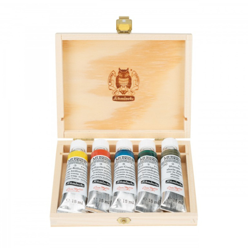 Sada olejových barev Mussini 5x15ml