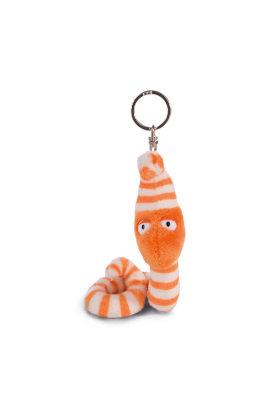 Plyšový přívěsek na klíče žížala Erwin Worm 10 cm