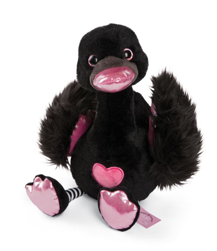 NICI plyš Love Černá labuť 50cm