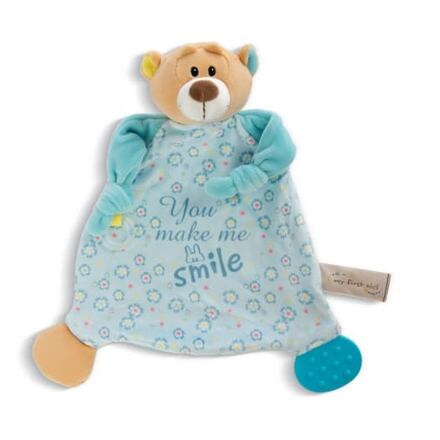 Nici Baby muchláček mazlicí dečka medvídek s kousátkem pro miminko 175103