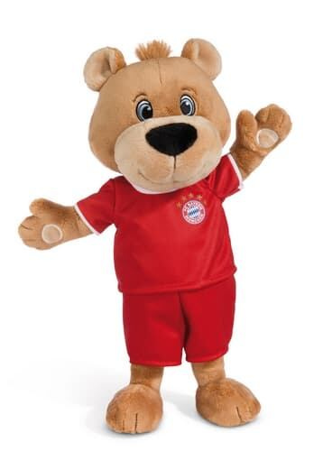NICI plyš FC BAYERN MÜNCHEN Medvěd Berni 35cm ve fotbalovém dresu, GREEN
