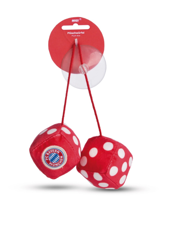NICI plyš FC BAYERN MÜNCHEN kostka 4x4cm, GREEN