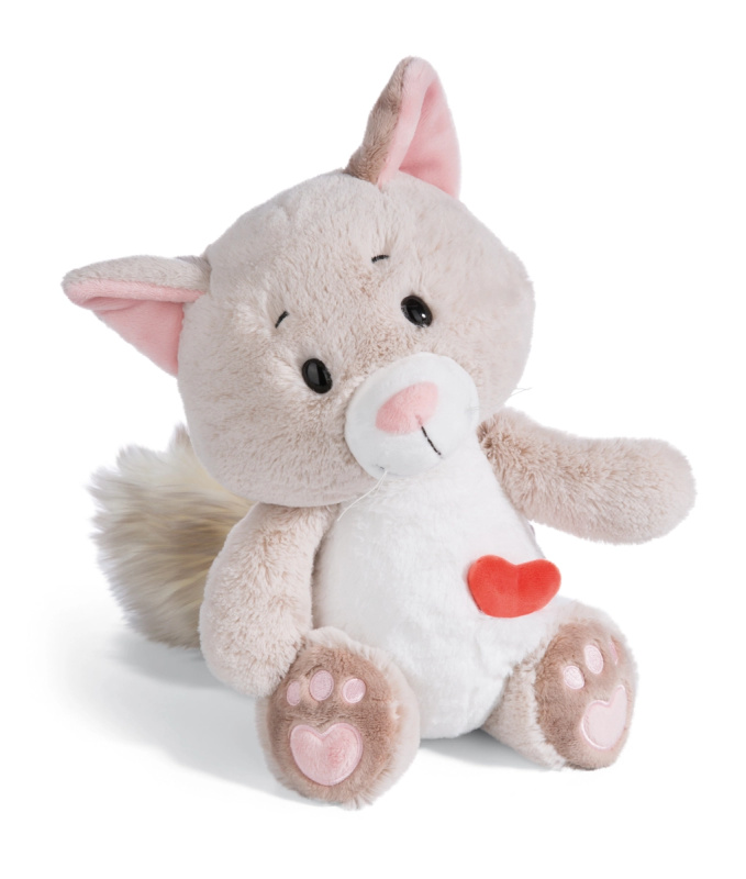 NICI plyš Love Kočička huňatá 25cm, sedící
