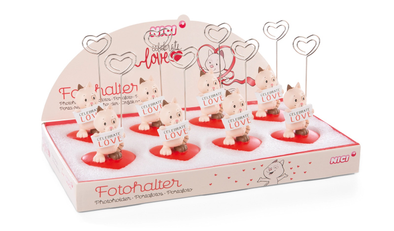 Držák na fotky NICI Celebrate love 11 cm - 1 kus