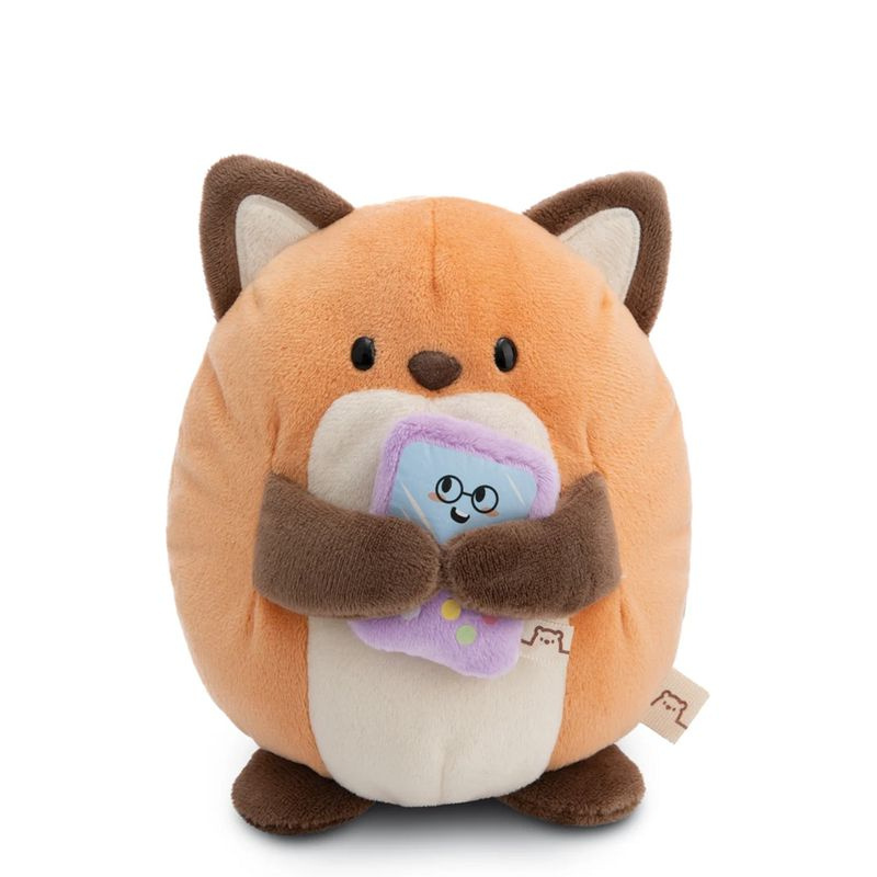 NICI plyš MyMochi Liška Geeks 16cm s videohrou v dárkovém balení,11x12x6,5cm