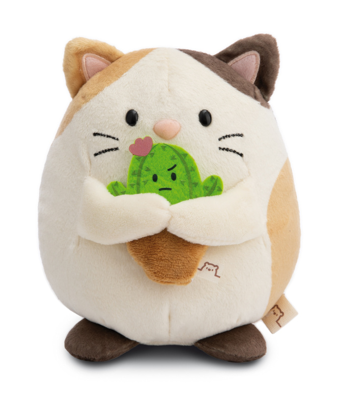 NICI plyš MyMochi Kočička Angy 27 cm s kaktusem
