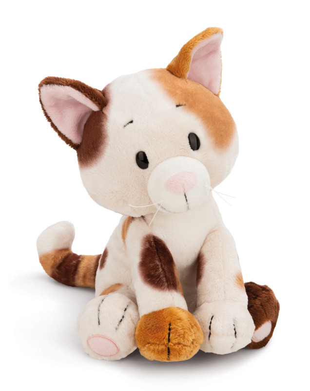 NICI plyš Kočka tříbarevná 20cm, green
