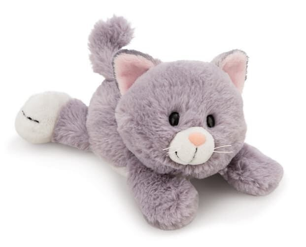 NICI plyš Kočka šedá 20cm, ležící green