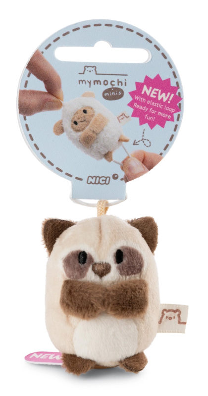 NICI - Mymochi 5cm přívěšek, Mýval Rakuma