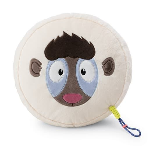 NICI kulatý plyšový polštář mandril Matuto 35 × 35 cm