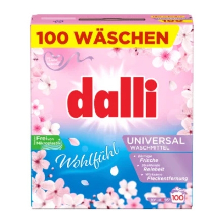 DALLI PRACÍ PRÁŠEK 100 DÁVEK UNIVERZAL Wohlfühl   6 KG