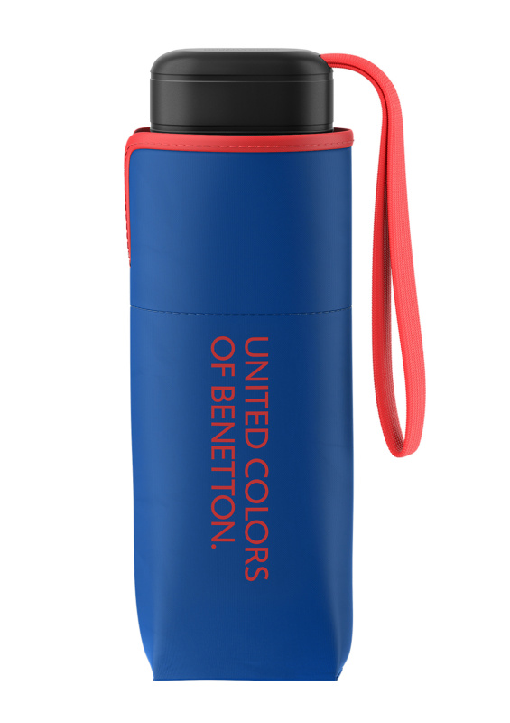 UNITED COLORS OF BENETTON Benetton deštník Ultra Mini Flat Skládací Modrý 17cm/87cm