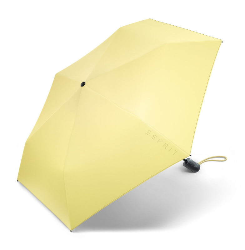 Esprit deštník Skládací automatický Easymatic Slimline Žlutý Lemon Meringue 27cm/98cm