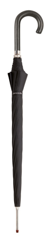 Pierre Cardin deštník Dlouhý poloautomatický Černý 93cm/109cm
