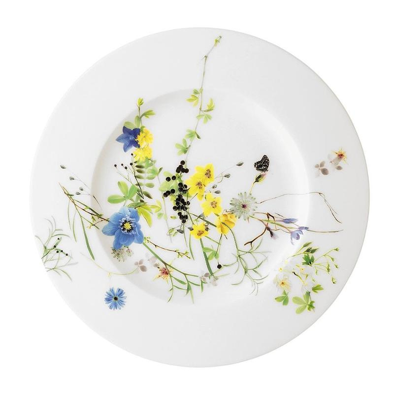 Rosenthal Fleurs des Alpes Omáčníkový podšálek / pečivový talíř, 19 cm 10530-405108-10019