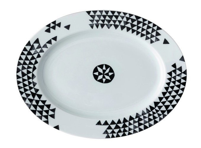 Rosenthal Oválný talíř Magic Garden Black Seeds, Ø 32 cm 10650-426315-12732