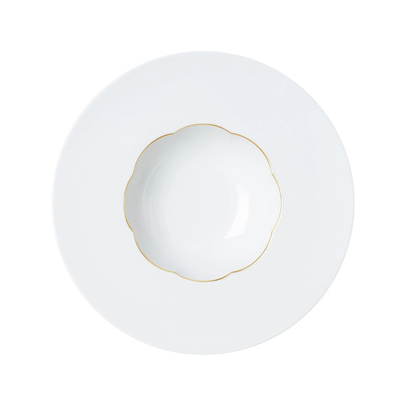 Rosenthal Hluboký talíř Gourmet Sonetto Oro, Ø 28 cm 10600-405232-10778