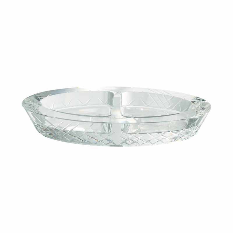 Rosenthal Broušená servírovací mísa z křišťálového skla Vyras Clear, 27 × 18 cm 69907-110002-45754
