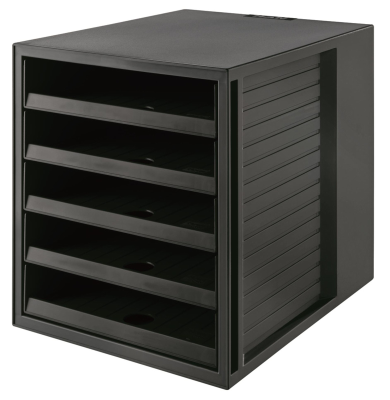 Zásuvkový box HAN KARMA, ECO - 5 zásuvek, černý