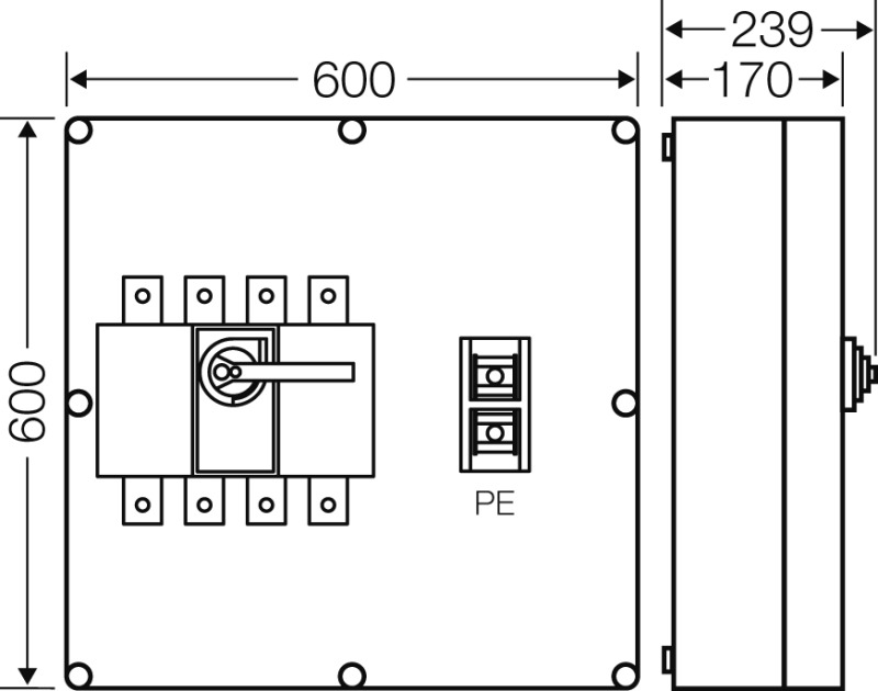 HEN Mi 7866 Vypínačová rozvodnice