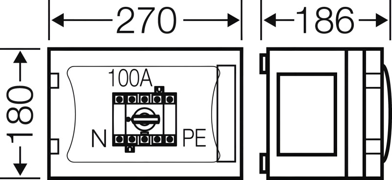 HEN FP 5102 Skříň s vypínačem