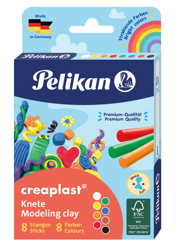 Modelína creaplast 8ks