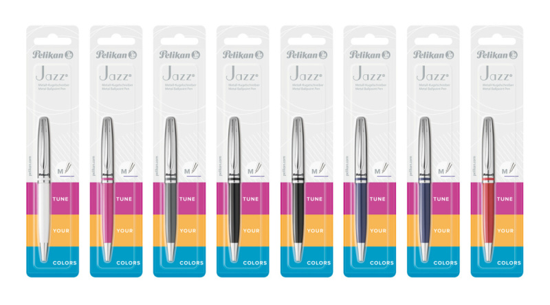 Pelikan - Pero kuličkové K35 mix Jazz Classic,blistr