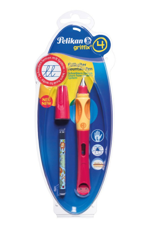 Bombičkové pero pre ľavákov, Griffix 4 červené