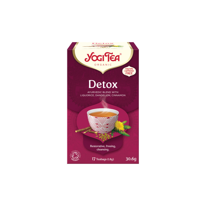 YOGI TEA Detox BIO porcovaný čaj 17 sáčků